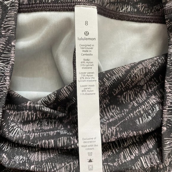 Lululemon Wunder Under Scalloped Hem Crop 23" 8 - Picture 5 of 7